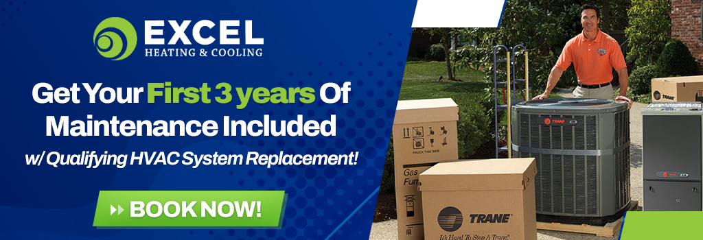HVAC Replacement Maintenance Offer - Free maintenance for 3 years